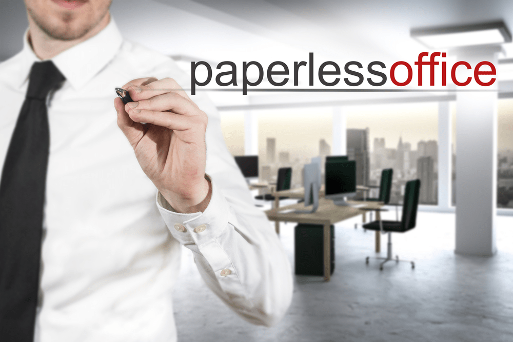 How to reach the state of a paperless office?
